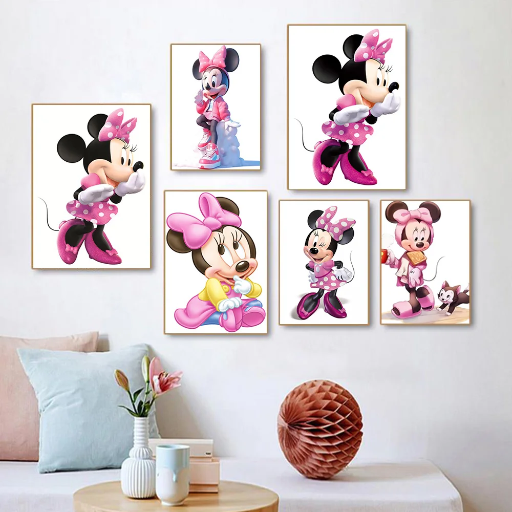 Декоративные художественные постеры MINISO с изображением Диснея Микки Маус Минни