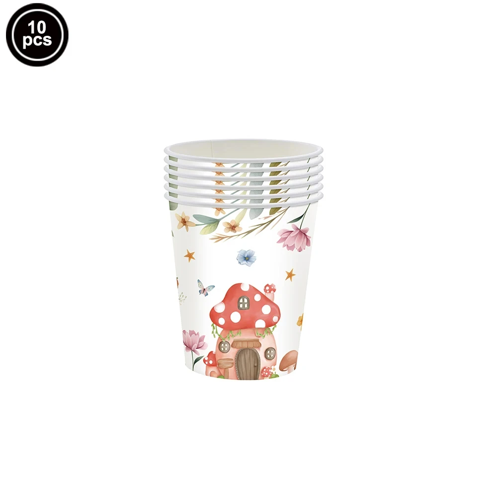 

Бумажная посуда для детского праздника "Сказочный сад"