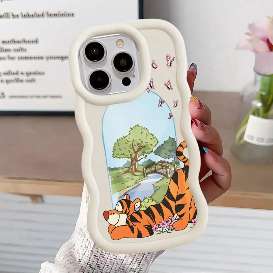 Фото Чехол для iPhone 17 13 15 Plus 12 8 XR 16 Pro Max 17Air 14 11 17e, мягкий чехол для телефона Disney Pluto Tigger №1