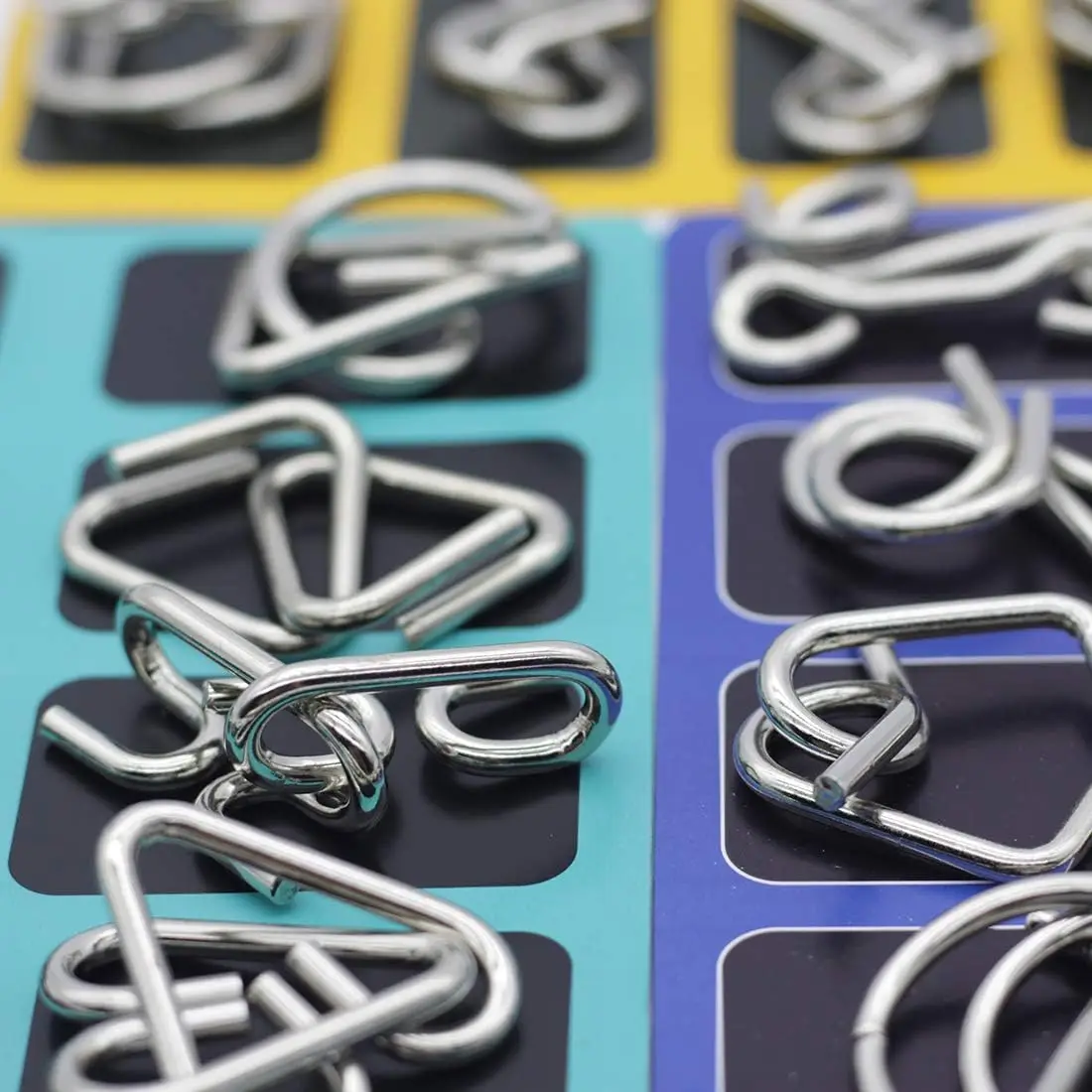 24 шт./набор металлические головоломки