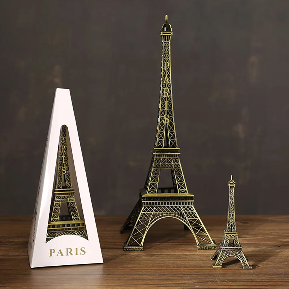 Модель Эйфелевой башни Ретро украшение статуя из сплава уникальная декоративная