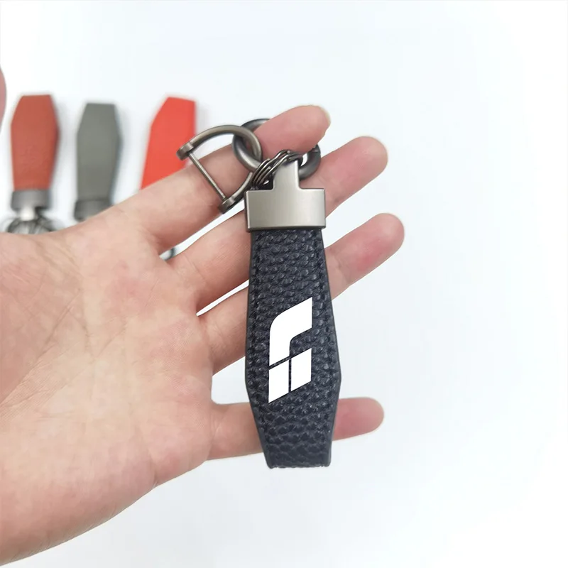 Автомобильный брелок с узором из искусственной кожи креативные аксессуары для
