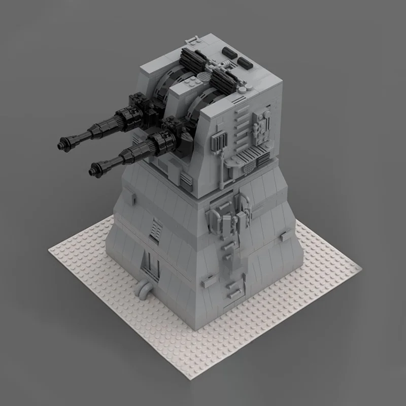 Фото 1509 деталей MOC XX: Модель тяжелого турболазера для звездных битв, конструктор, развивающая игрушка, рождественский подарок, кирпичики для детей, сделай сам №1