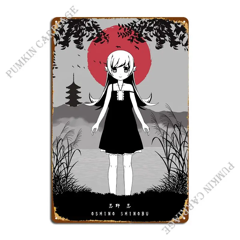 

Bakemonogatari Metal Sign Decoration Club Garage Cinema Tin Sign Poster