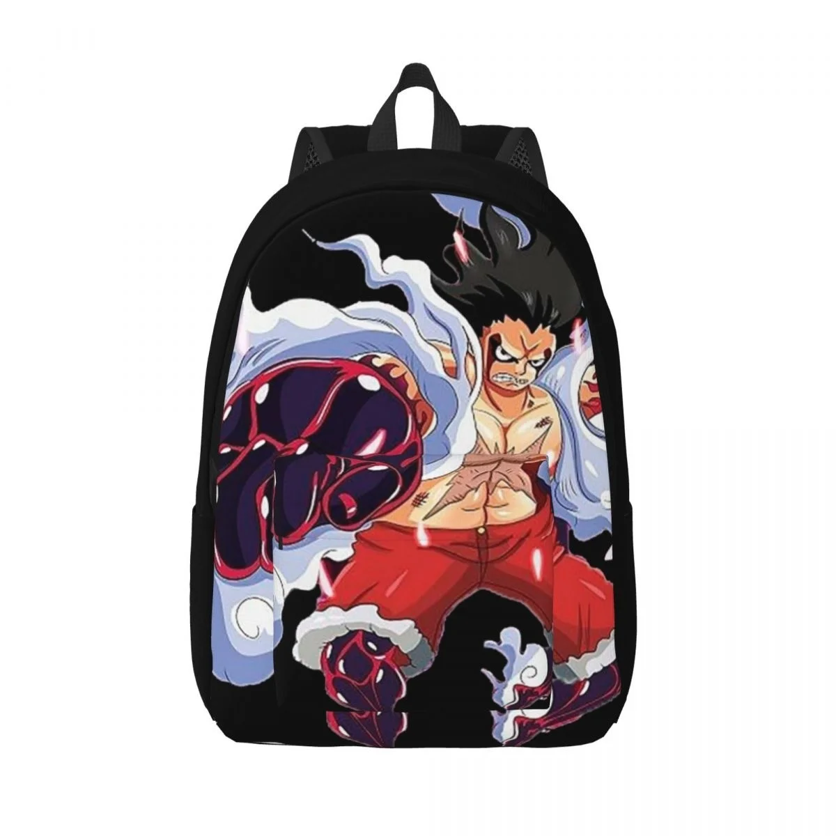 

Gear 4 Snake Man Luffy Backpack Elementary High College School Student Anime Bookbag Men Women Canvas Daypack Gift