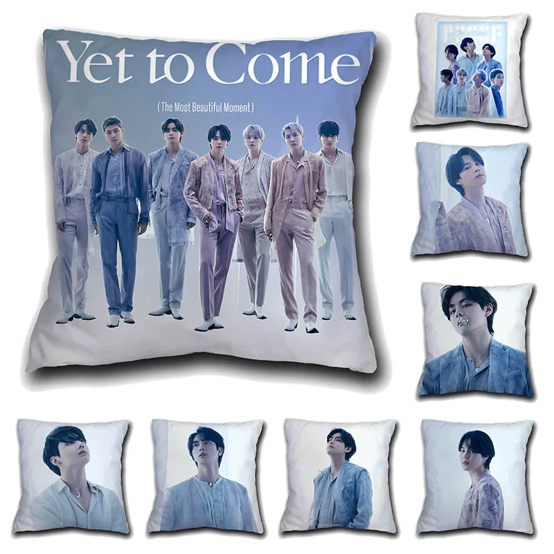 

KPOP Bangtan Boys, альбомные Чехлы для подушек, искусственный чехол, прямоугольная наволочка для кровати, аниме, для гостиной, домашний декор