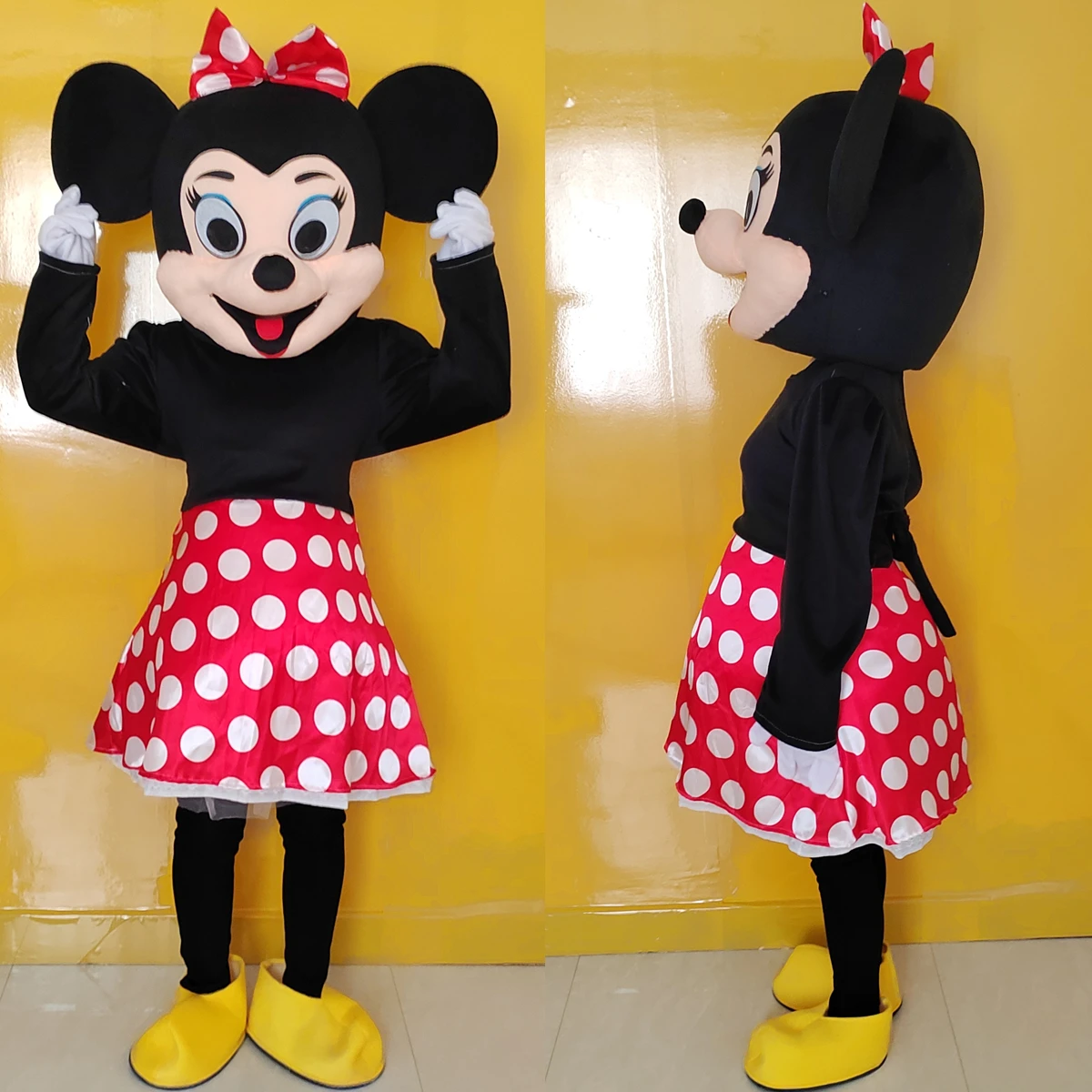 

[1set]Couple Mickey Minnie mascot Donald Duck mascot costume adult size cosplay fancy dress animal cartoon costume birthday gift