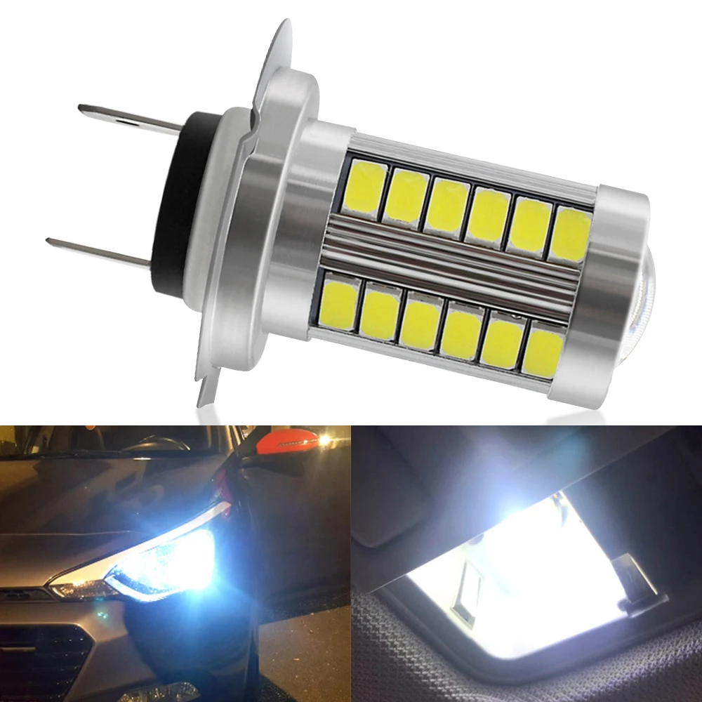 1X Автомобильные светодиодные 9006 HB4 9005 HB3 H4 H7 H11 H8 1156 5630 33SMD головы противотуманные лампы дневного света светильник поворота Торможение лампы белый AC/DC 12V NEZABIVAYMASKU Скидка 150 рублей при заказе