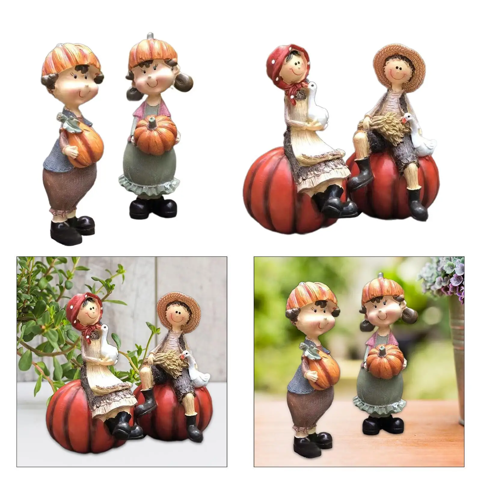 Миниатюрные фигурки 2 шт. для кукольного домика балкона террариума