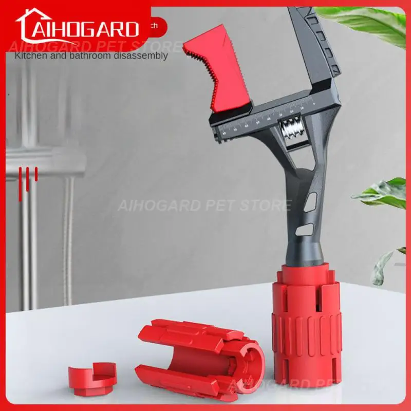 

Suitable For Various Household Fittings Short Shank Pipe Wrench Open End Adjustable Wrench Corrosion Resistance High Strength