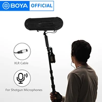 boya by ws1000 microphones blimp windshield suspension system for shotgun mic for canon nikon sony dslr camcorder recorder 3pcs