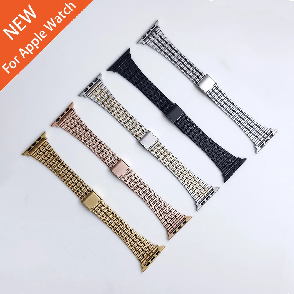 

For Apple Watch Band New Milanese Watchband Strap Stainless Steel Metal Bracelet IWatch Series 1 23456SE 44mm 42mm 40mm 38mm