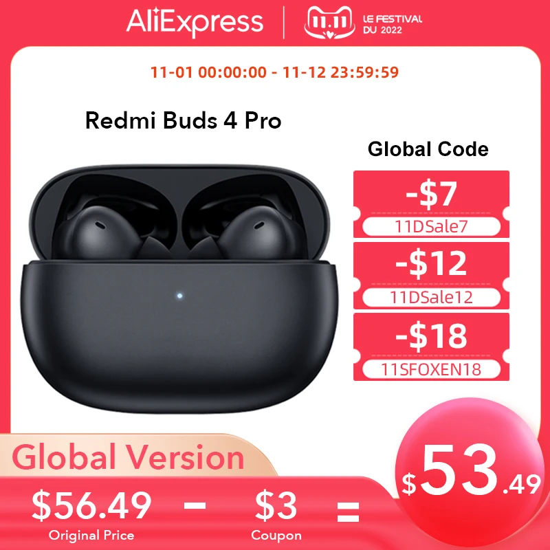 Ceny Światowa Premiera Globalna Wersja Redmi Buds 4 Pro Słuchawki TWS Aktywna Redukcja Szumów Słuchawki Bluetooth Bezprzewodowe Słuchawki Gamingowe Kup Światowa Premiera Globalna Wersja Redmi Buds 4 Pro Słuchawki TWS Aktywna Redukcja Szumów Słuchawki Bluetooth Bezprzewodowe Słuchawki Gamingowe