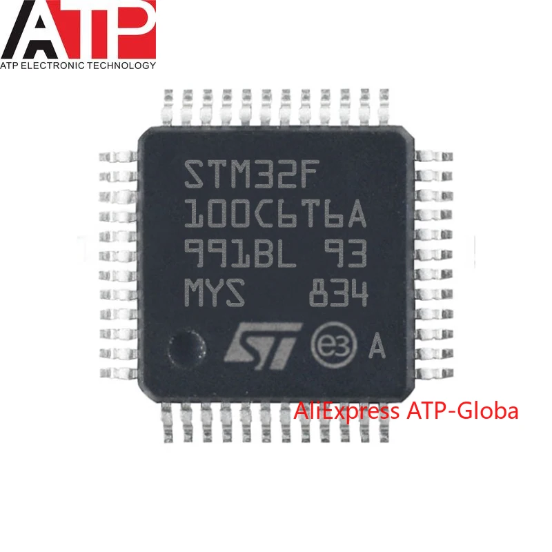 

Микроконтроллер MCU ARM, 32 бит, LQFP48 32F100C6T6B