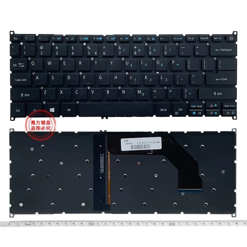 Новая клавиатура US с подсветкой для Acer Swift 113 SF113-31 N17P2 S13 SF514 SF314-52 SF5 VX15 S5-371 |