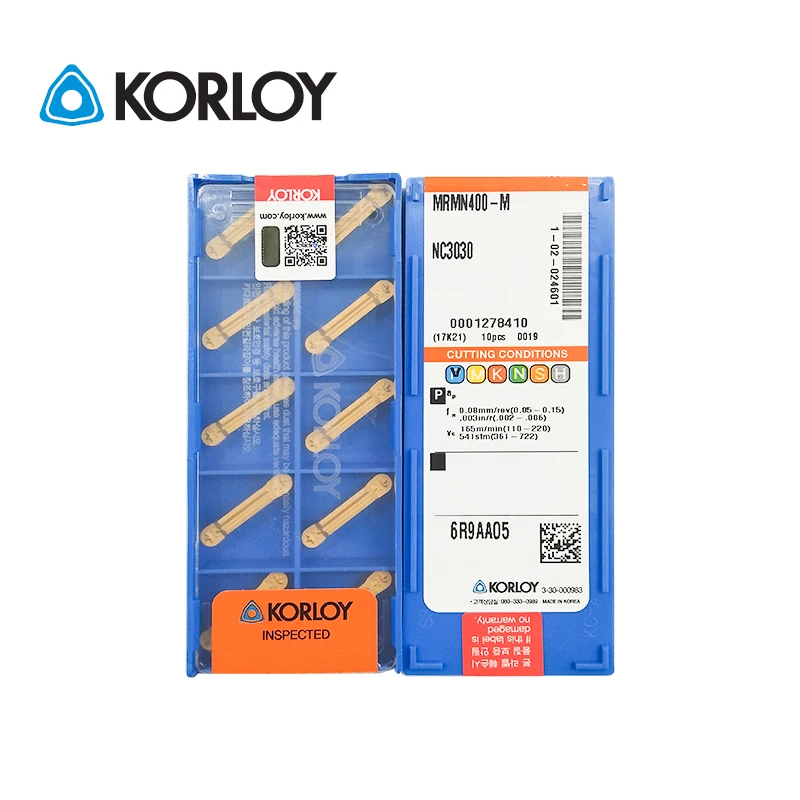 10 шт. KORLOY 100% оригинальные MRMN400-M NC3020 NC3030 NC3120 PC6510 PC9030 карбидные вставки MGT с