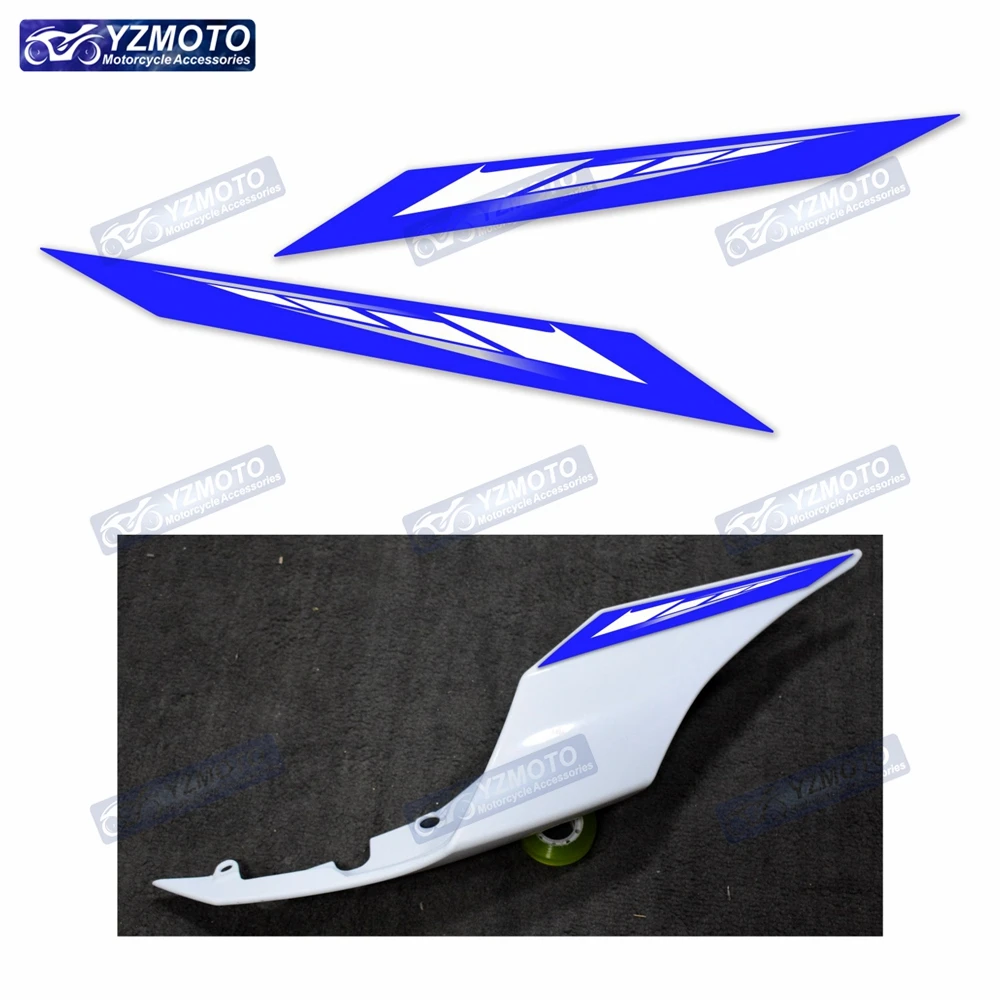 

Для YAMAHA YZF R1 R1M 2021-2023 мотоциклетный задний обтекатель, наклейка на заднее сиденье, цветная наклейка, водостойкие светоотражающие наклейки