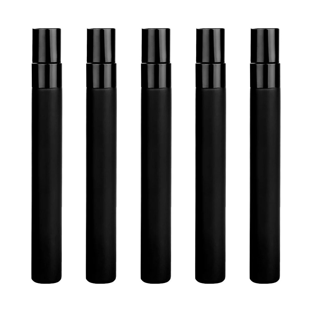 

5 Pcs Perfume Bottle Travel Containers Refillable Sprayer Empty Atomizer Glass Frosting