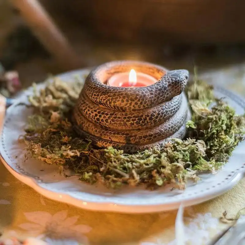 

Спиральная змея, искусственная свеча, чашка, цветок, альтернативное украшение, подарок, идеи для продуктов и сада