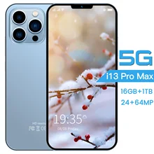 Global Version I13 Pro Max Celular 5G Unlock Dual Sim 6800mAh 16GB 1TB 7.5 Inch Smartphone 10 Core Android 10.1 Cellphone Phone