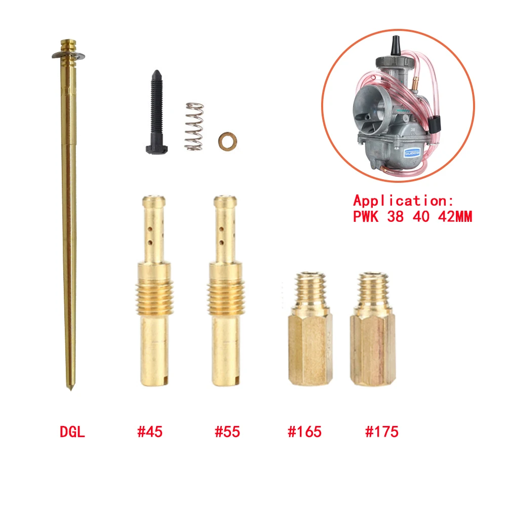 

Карбюратор для Keihin Pwk, комплект для ремонта 28, 30, 32, 34, 36, 38, 40, 42 мм, главный струйный пилот, игла для подачи топлива, топливные системы с медленными насадками