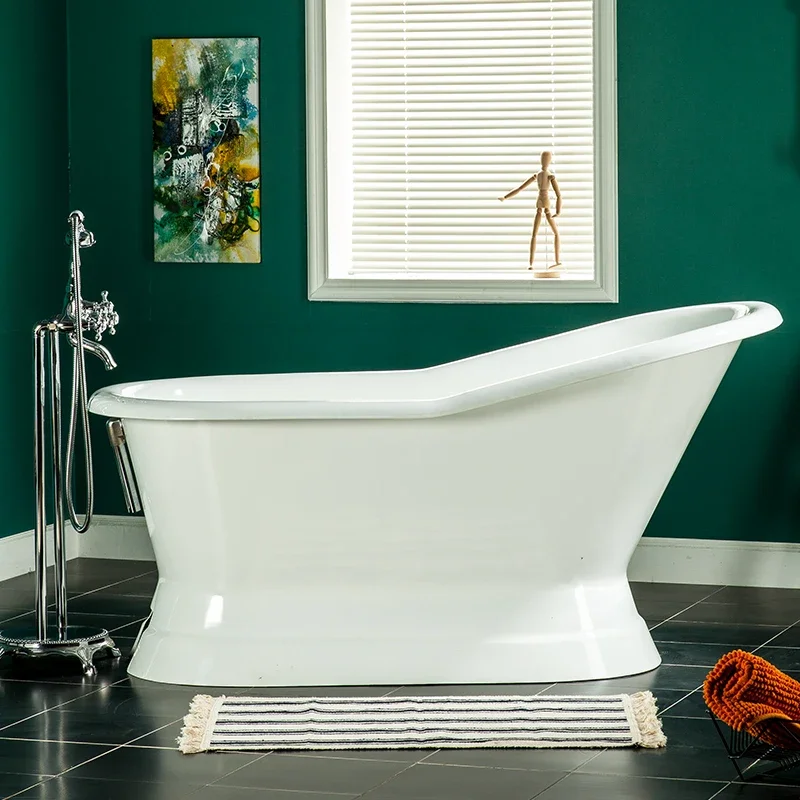 Портативный подлокотник для ванны взрослыхPedestal свободное плавание чугунная