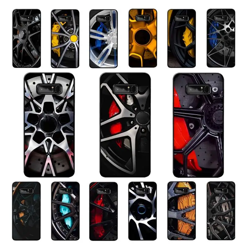 

Sports Car Wheel Tire Speed Phone Case for Samsung Note 5 7 8 9 10 20 pro plus lite ultra A21 12 02