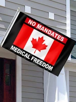 90x150cm3x5ft no mandate flag medical freedom banners with metal copper grommet for patio porch balcony garden%c2%a0