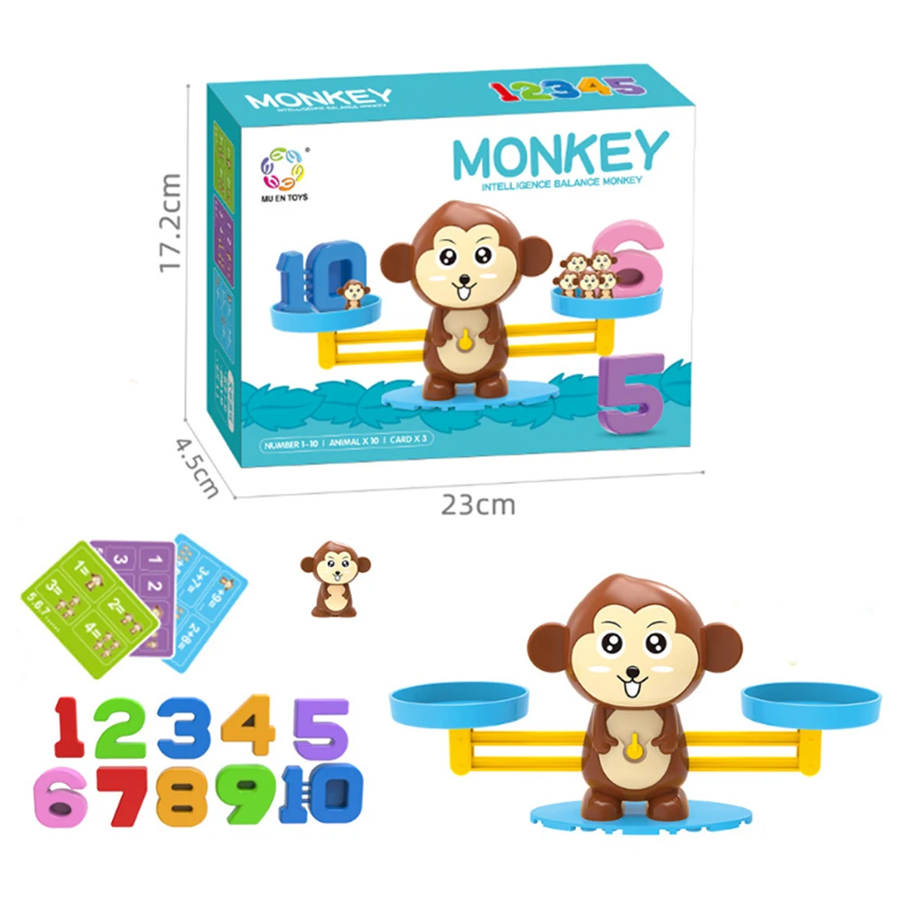 

Детская балансировочная игрушка для животных, арифметическая обучающая игра, Ранняя развивающая игрушка, разнообразный метод игры для детской комнаты