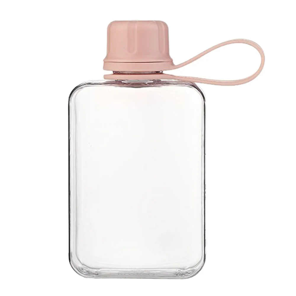 Портативная бутылка для воды 240 мл/320 мл, многоцветная пластиковая чашка для воды, плоский ручной спортивный чайник, спорт на открытом воздухе