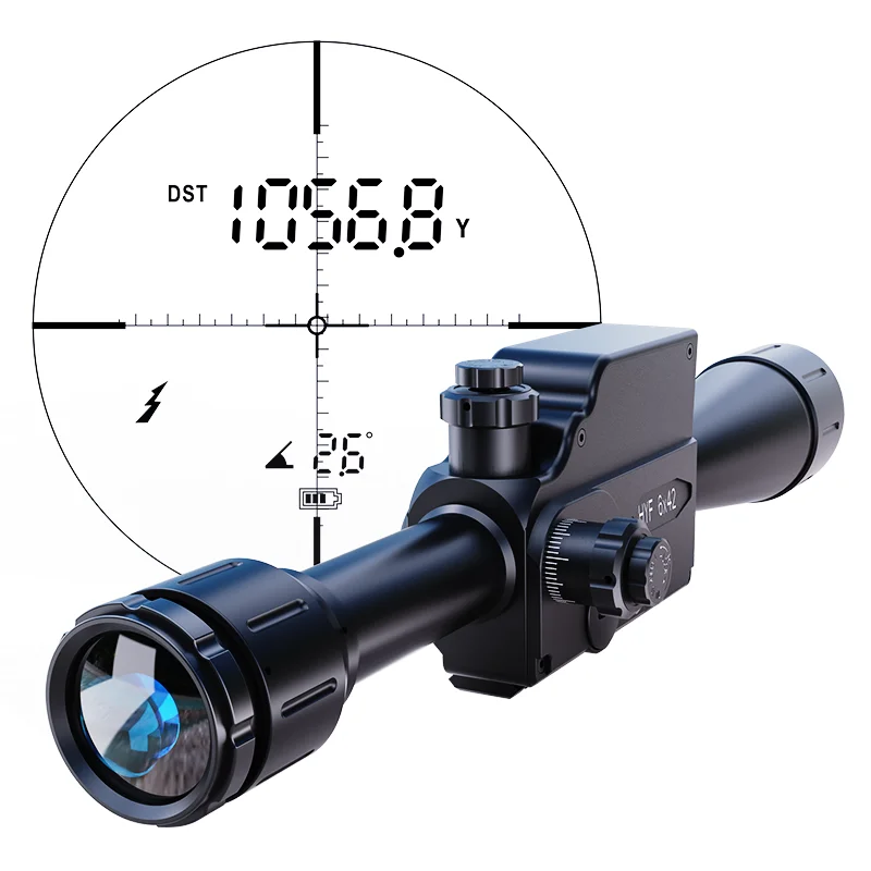 

2022 Best Price Guarantee 1056 Y Optical instruments Tactical rangefinder scope laser distance measuring