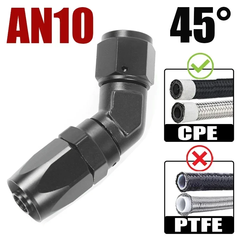 

Прямой 45 градусов, 90 градусов, алюминий AN4 6 8 10 12, кованый тип, поворотный шланговый фитинг, адаптер CPE, масляный радиатор, топливопровод, черный