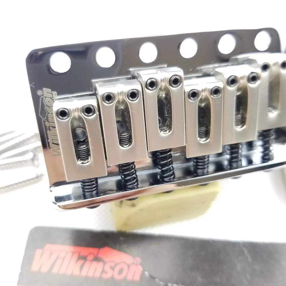 Новая электрогитара Wilkinson Tremolo System Bridge WOV02 Chrome Silver