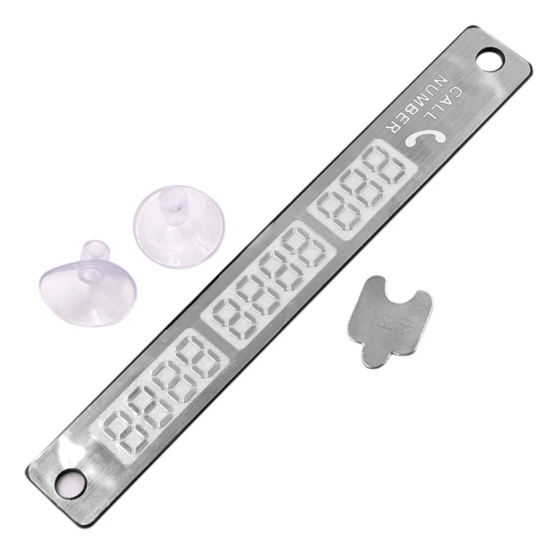 

Luminous Decorations Car Temporary Parking Card Phone Number Notification Plate