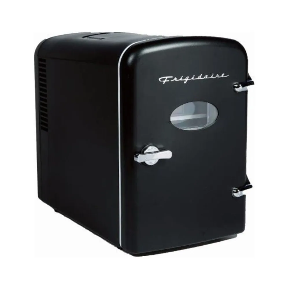 

Frigidaire Portable Retro 6-can Mini Fridge EFMIS129, Black