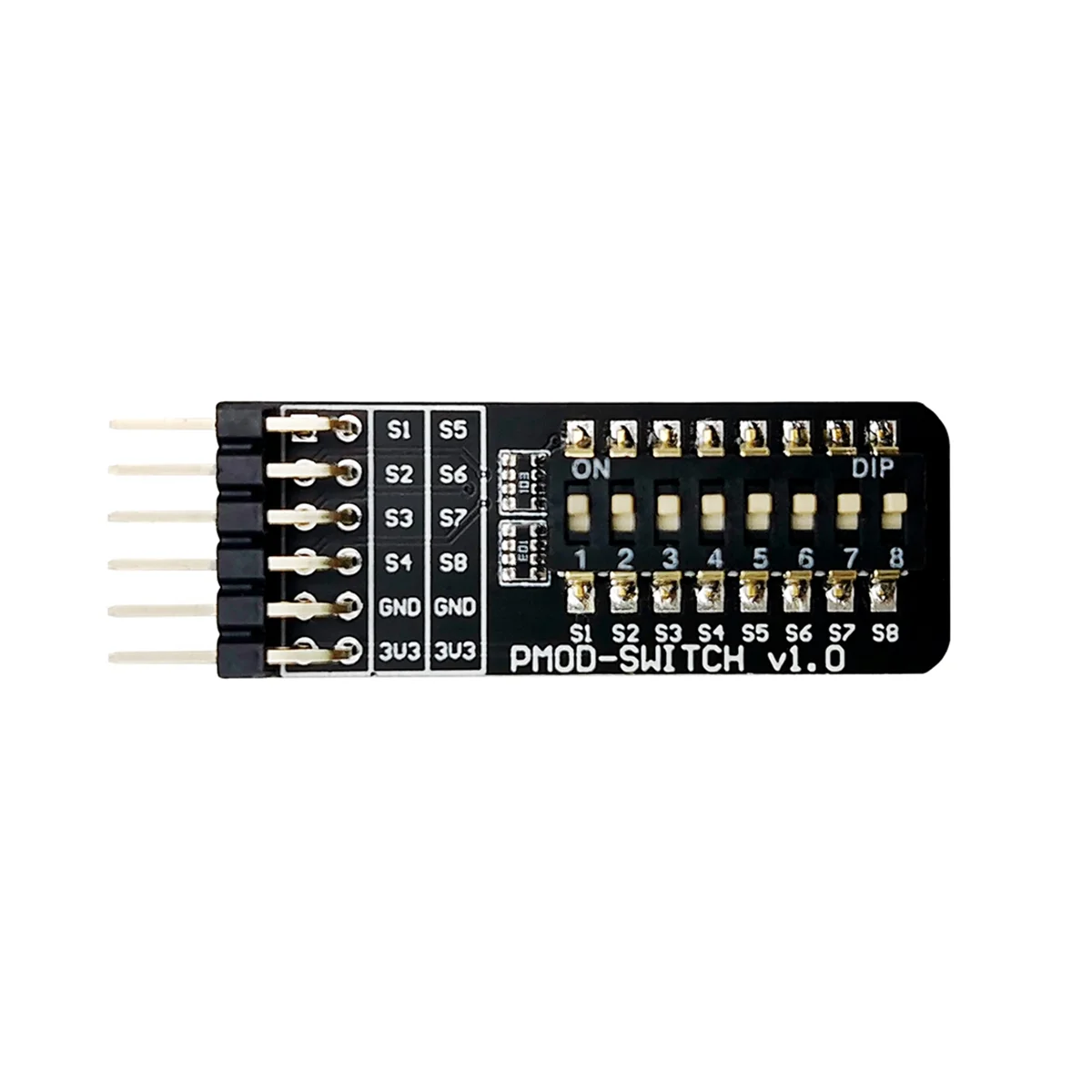 Фото Новая плата расширения 3C-PMOD-SWITCH ICESugar Модуль расширения FPGA Стандартный интерфейс PMOD 8-битный DIP-переключатель №5