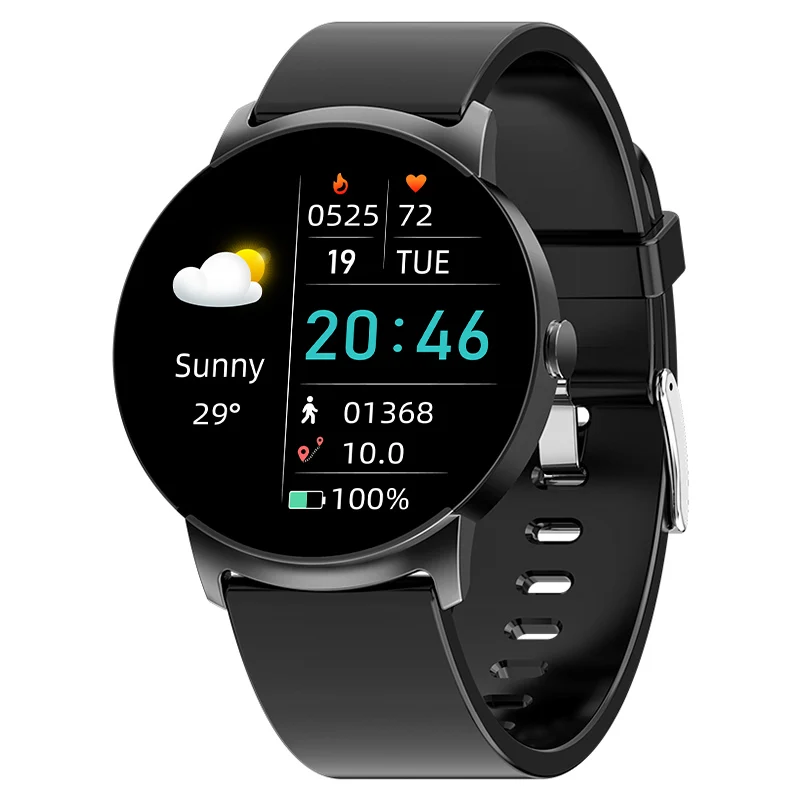 

KS02 Smart Watch Men Women Heart Rate Blood Pressure Health Monitoring NFC BT Music Fitness Tracker Bracelet Smartwatch