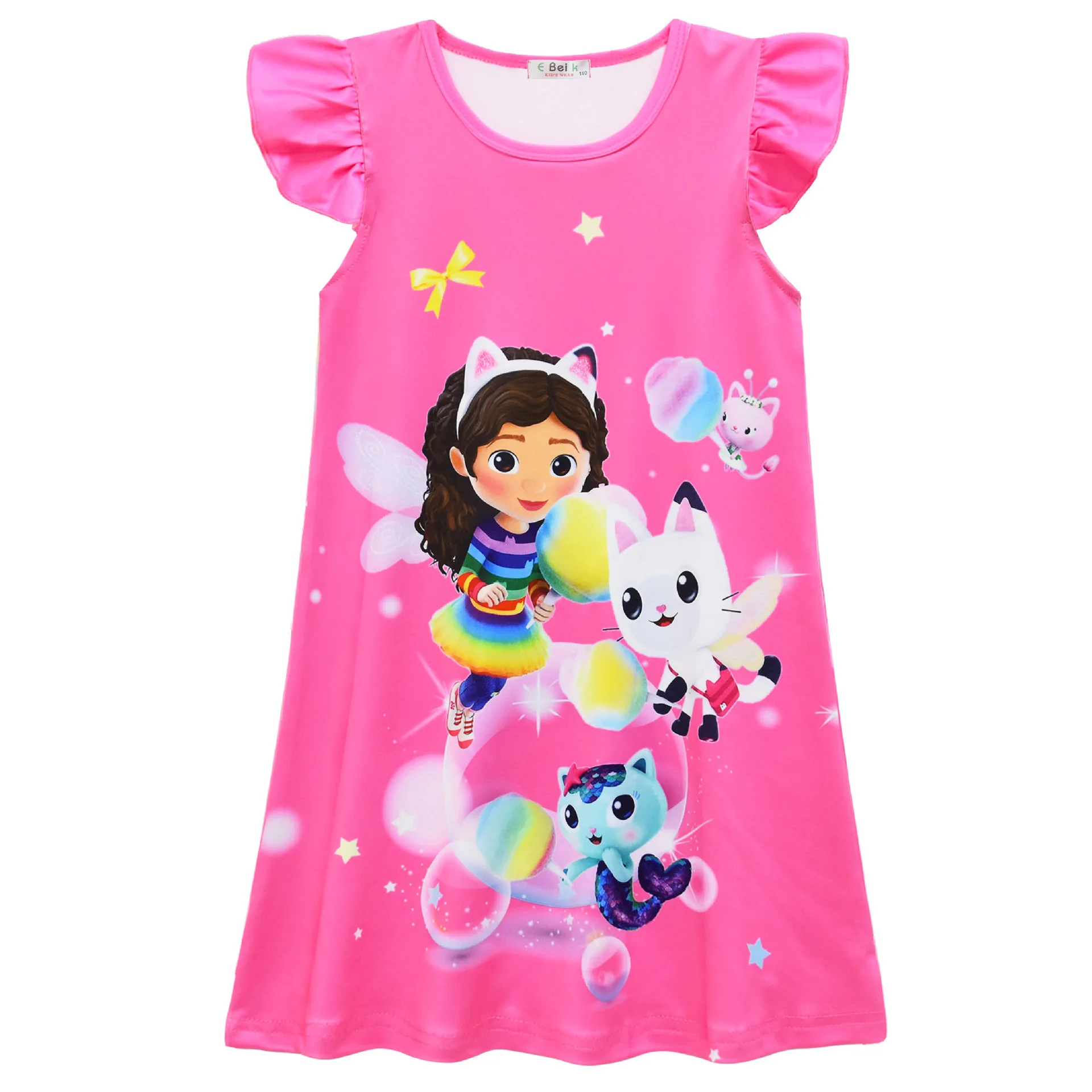 Gabby кукольные домики платье для девочки летнее аниме Габби Кот Малыш Милая одежда