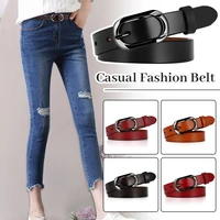 110cm women versatile simple cowhide leather pin buckle belt fashion retro pants jeans decor waistband buckle belt