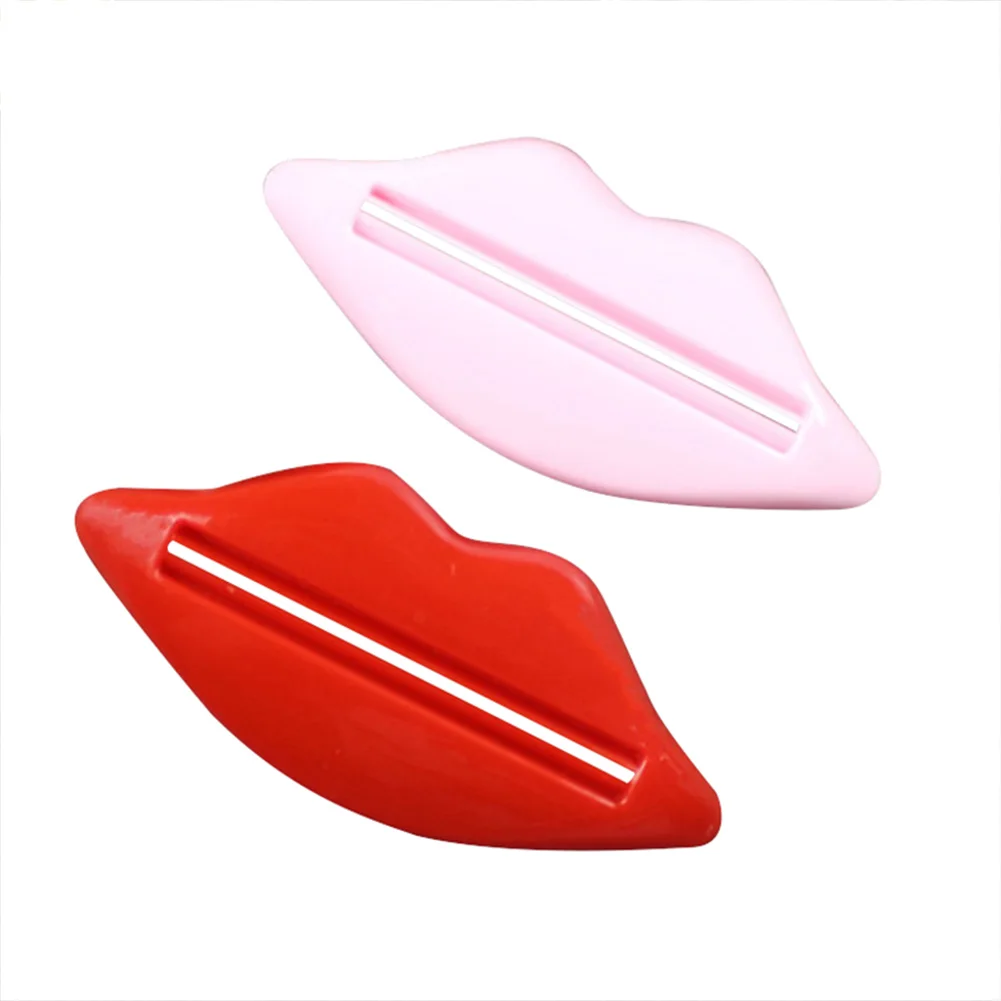 

2 Pcs Kiss Lip Toothpaste Red Lip Toothpaste Squeezer 2PCS Toothpaste Squeezer