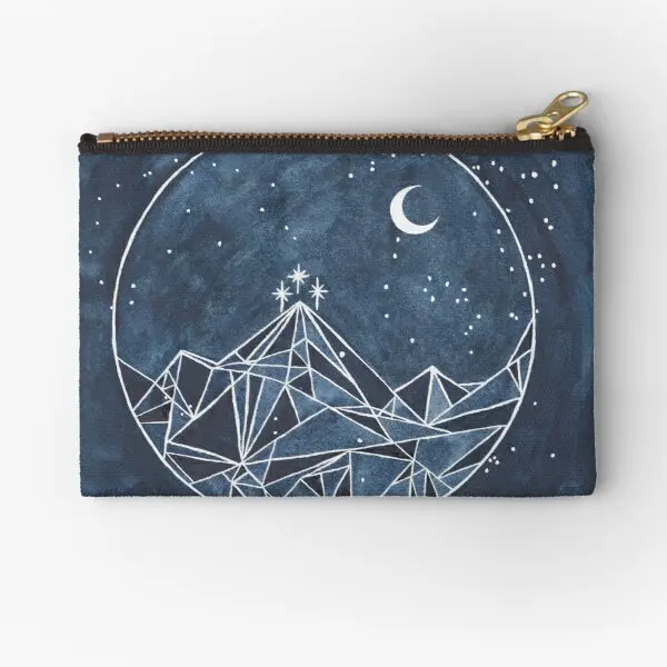 

Чехлы на молнии для ночного двора с Луной и звездами, кошелек, маленькая сумка для нижнего белья, мужская сумка для ключей, чистые деньги, мон...