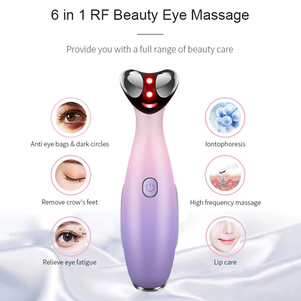 

Face Skin Firming Tightening Roller Dark Circle Remover Electric Massage Stick Facial Vibration Massage Beauty Instrument