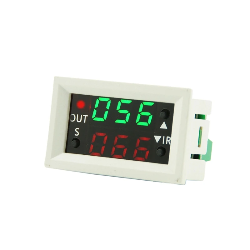 

DC12V Temperature Control Relay Heating/Cooling Thermostat Control Switch Module