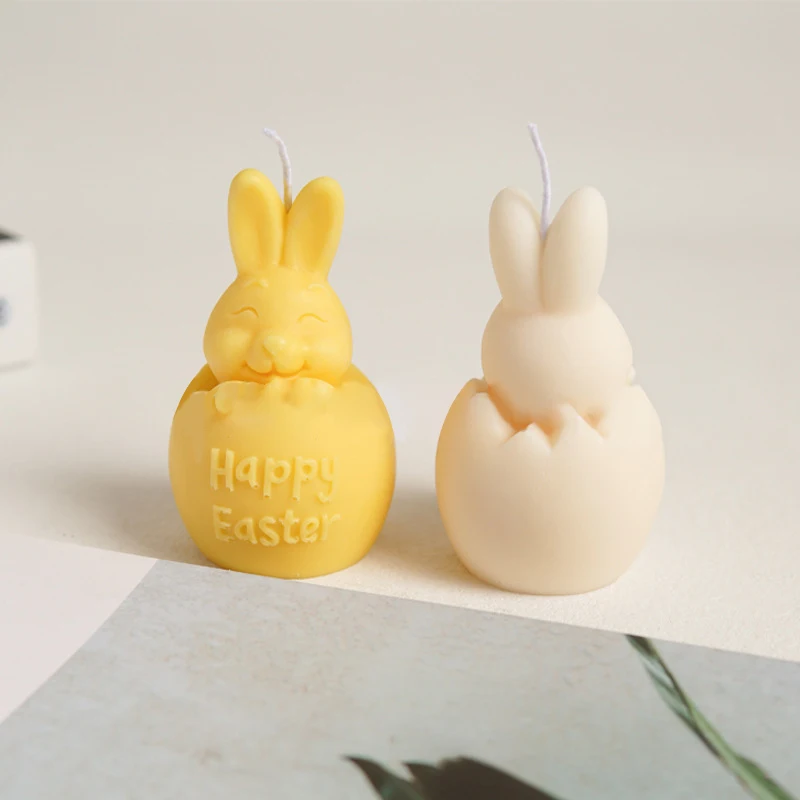 

Симпатичный Пасхальный кролик, силиконовые формы, 3D кролик, Поднимите свою руку, форма для мыла, свечи, сделай сам, искусственная свеча, дела...