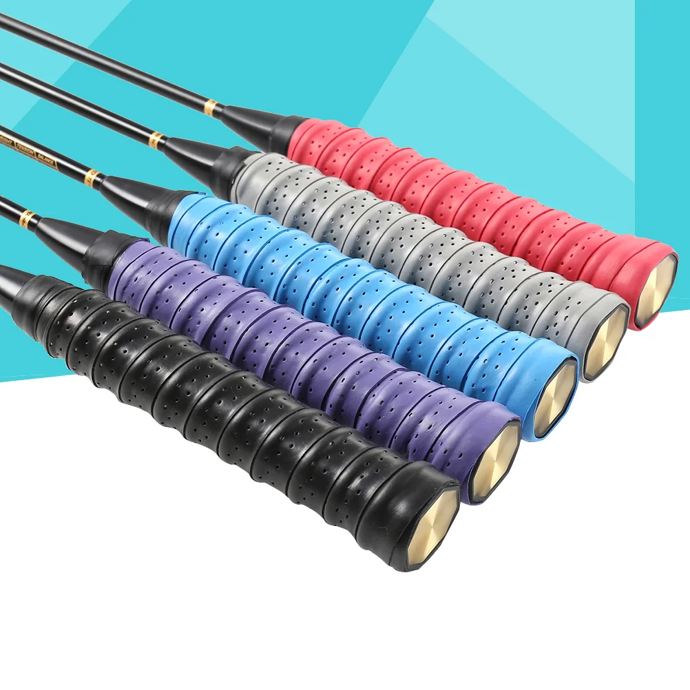 

10pcs Tennis Badminton Racket Grip Tape Racket Grip Wrap Overgrip Tape for Sports Pole Jump Rope (Assorted Colors)