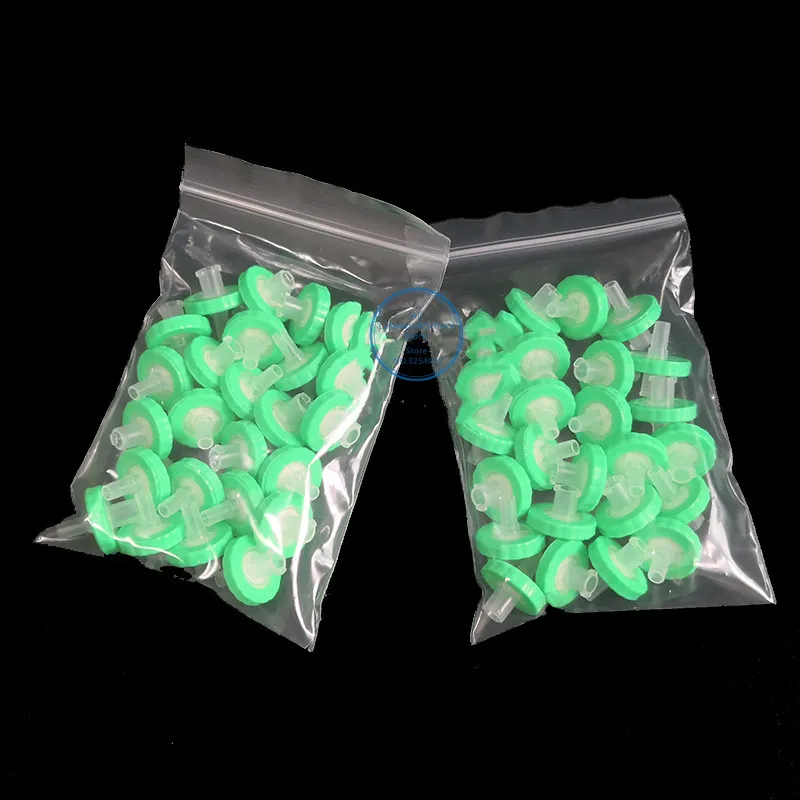 100 шт. лабораторный фильтр 13 мм 25 PES Luer Millipore Syring с микропористой мембраной 0.22um / 0.45um