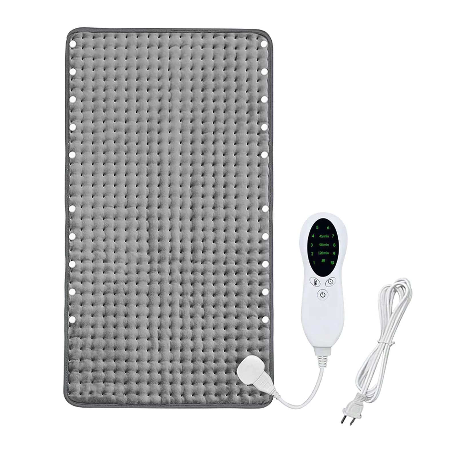

Therapy With Cable Auto Shut Off 10 Levels Fast Electric Heating Pad Machine Washable Shoulder Home Back Pain Relief Portable