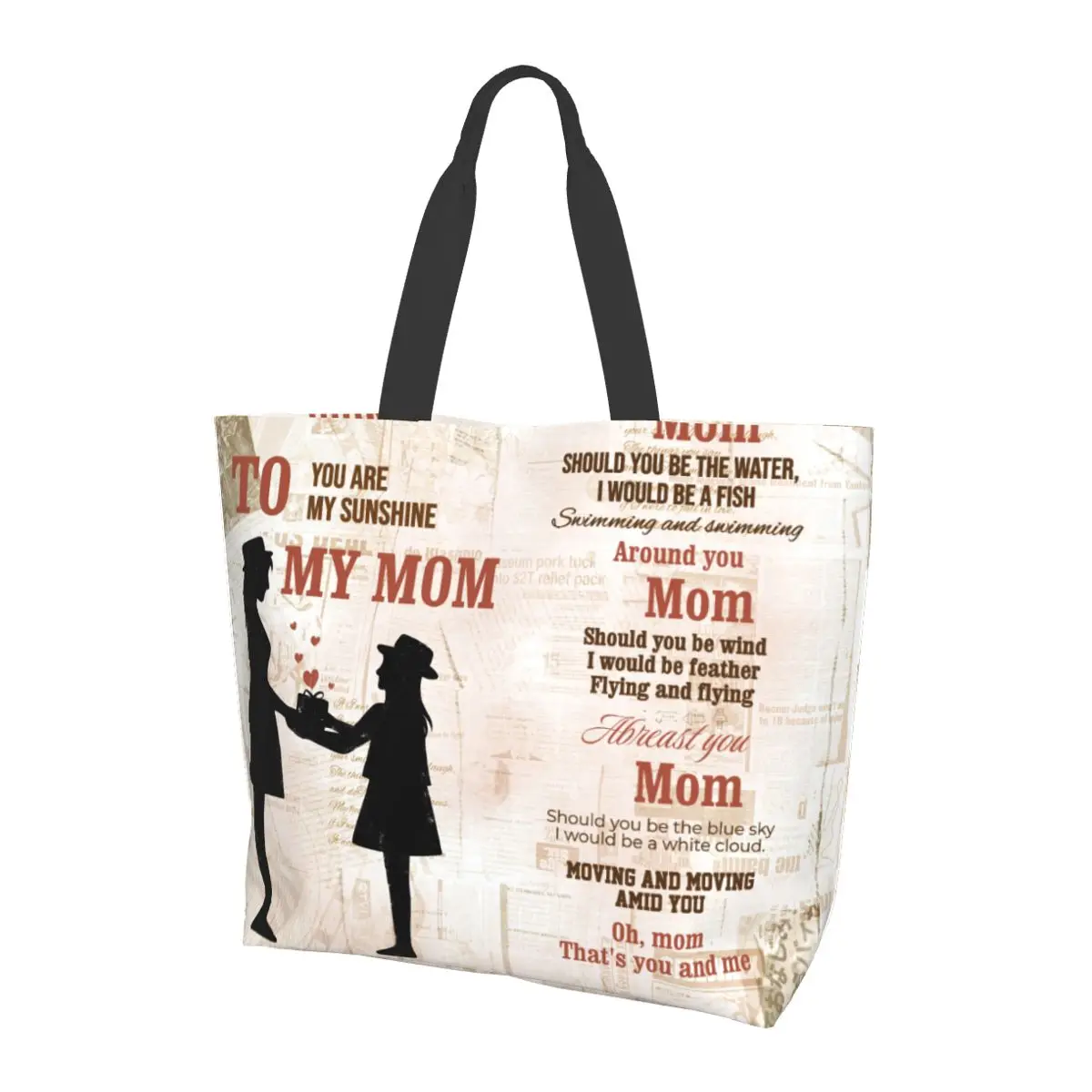 

Fashion Tote Customized Cartoon Shoulder Bag Eco Reusable Shopping Bag Ladies Handbags for Women Casual Portable Shoulder Bag