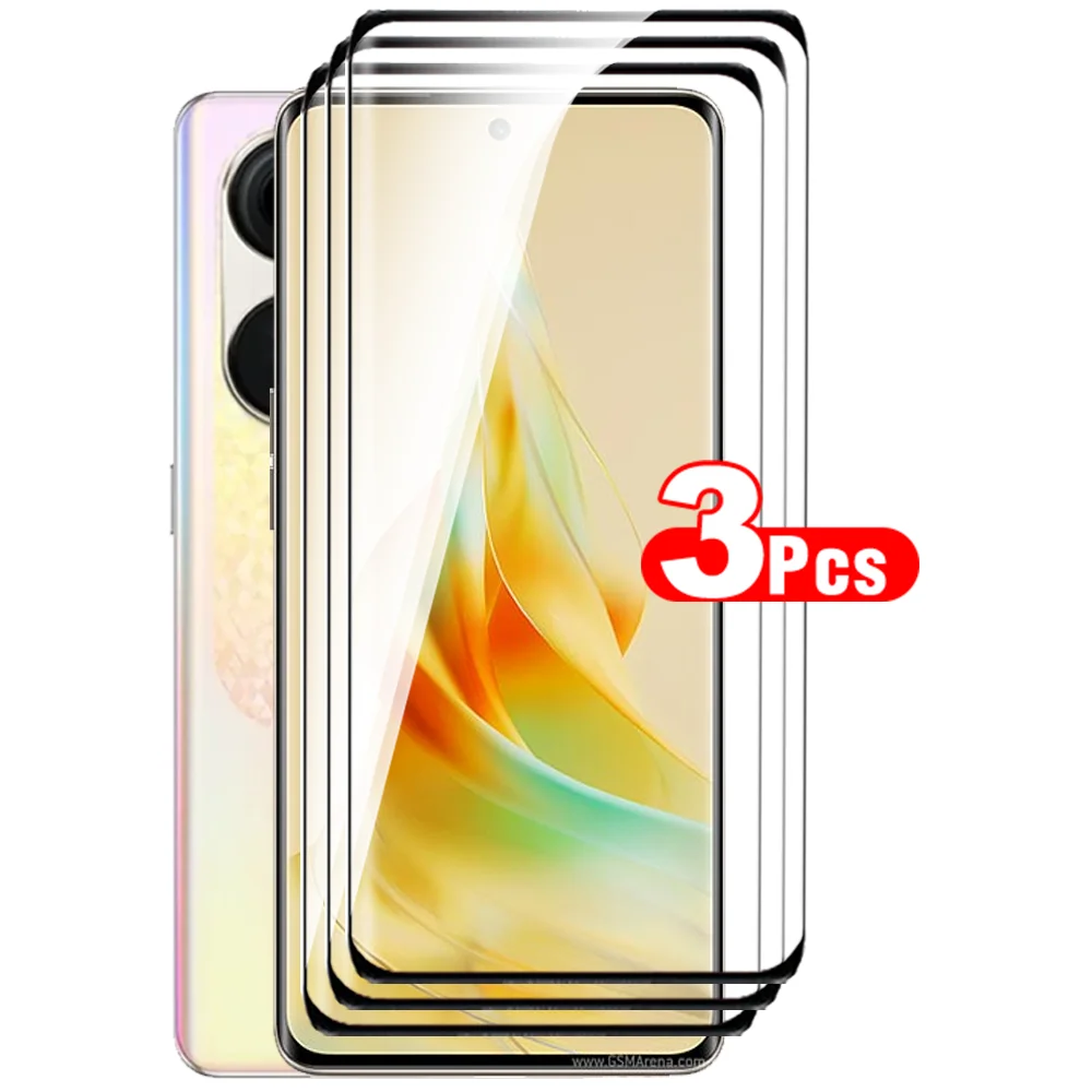 

3pcs Curved Protective Glass For Oppo Reno8 T Reno4 Reno5 Reno6 Pro 5G Tempered Glass Reno 8T 6 Reno8T Reno6Pro Screen Protector