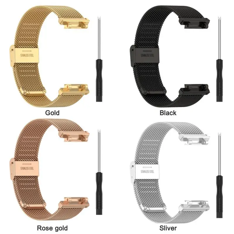

Smart Watch Strap Stainless Steel Sweat-proof Metal Watchband Waterproof Unisex Watch For Amazfit T-rex2 Thickened